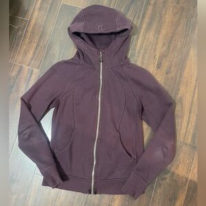 Lululemon Athletica Deep Purple Scuba Sweater